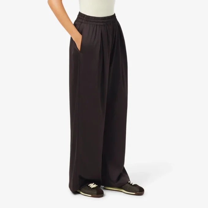 Oversized Elasticated Satin Pants