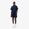 Oversized Fluid Linen Blend Bermuda Shorts