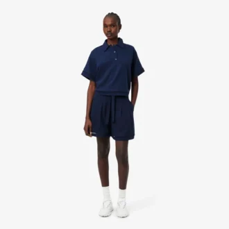 Oversized Fluid Linen Blend Bermuda Shorts