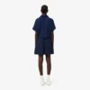 Oversized Fluid Linen Blend Bermuda Shorts