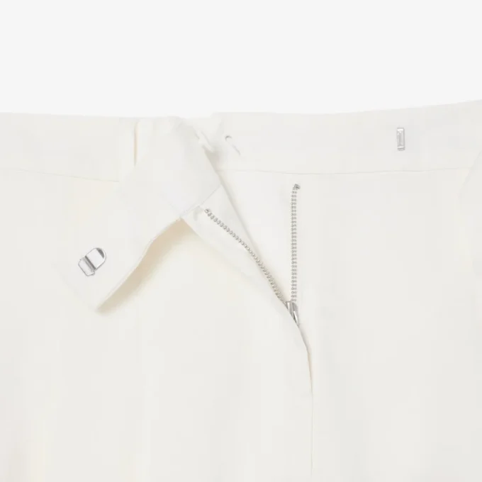 Oversized Fluid Linen Blend Bermuda Shorts