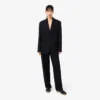 Oversized Fluid Piqua Suit Pants
