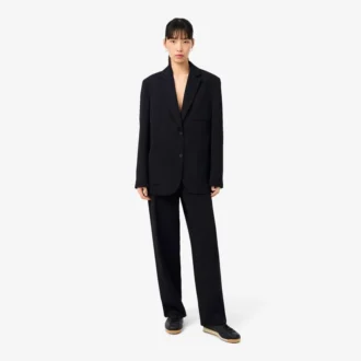 Oversized Fluid Piqua Suit Pants