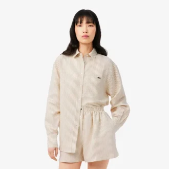 Oversized Linen Blend Shirt