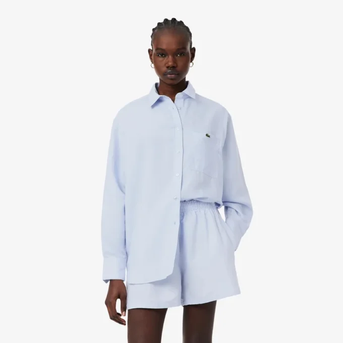 Oversized Linen Blend Shirt