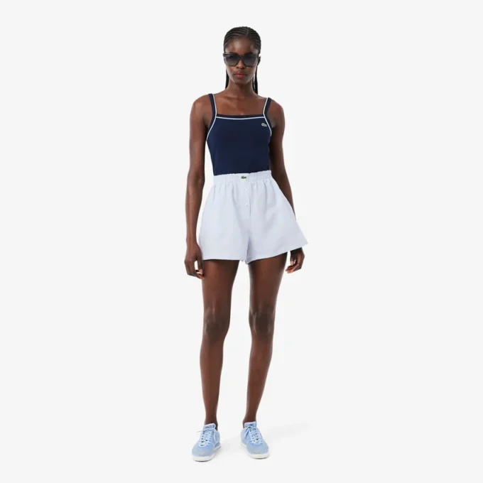 Oversized Linen Blend Shorts