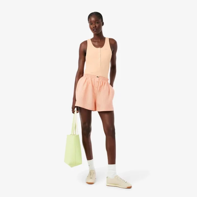 Oversized Linen Blend Shorts