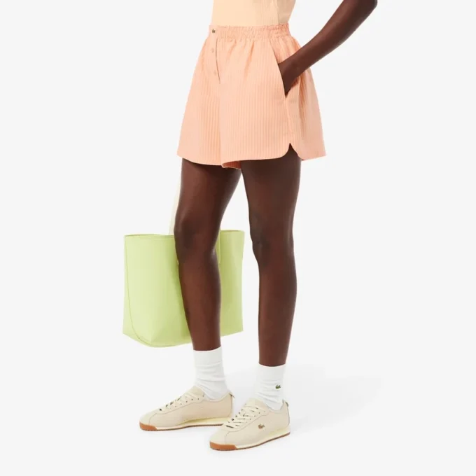Oversized Linen Blend Shorts