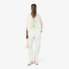 Oversized Linen Blend Track Jacket