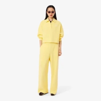 Oversized Ribbed Polo Sweatshirt