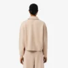 Oversized Ribbed Polo Sweatshirt
