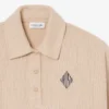 Oversized Ribbed Polo Sweatshirt