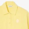 Oversized Ribbed Polo Sweatshirt
