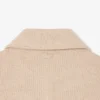 Oversized Ribbed Polo Sweatshirt