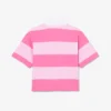 Oversized Striped Cotton Rugby Polo