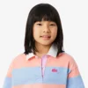 Oversized Striped Cotton Rugby Polo