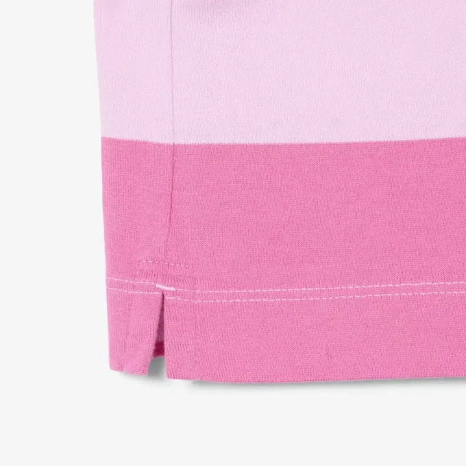 Oversized Striped Cotton Rugby Polo