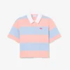 Oversized Striped Cotton Rugby Polo