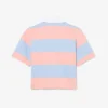Oversized Striped Cotton Rugby Polo