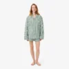 Oversized Striped Poplin Pajama Set
