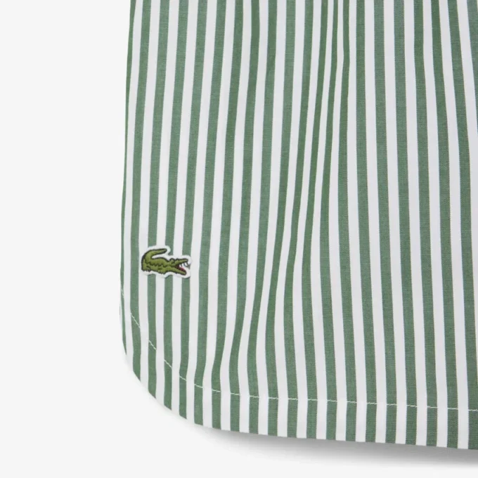 Oversized Striped Poplin Pajama Set