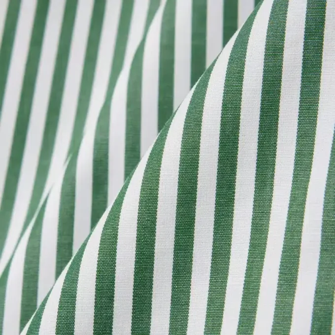 Oversized Striped Poplin Pajama Set