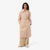 Oversized Water-Repellent Trench Coat