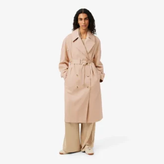 Oversized Water-Repellent Trench Coat