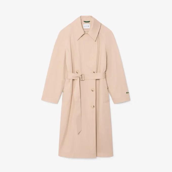 Oversized Water-Repellent Trench Coat