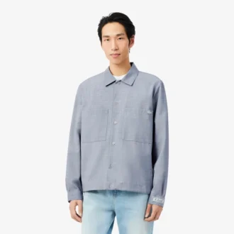 Oversized Wool Blend Overshirt