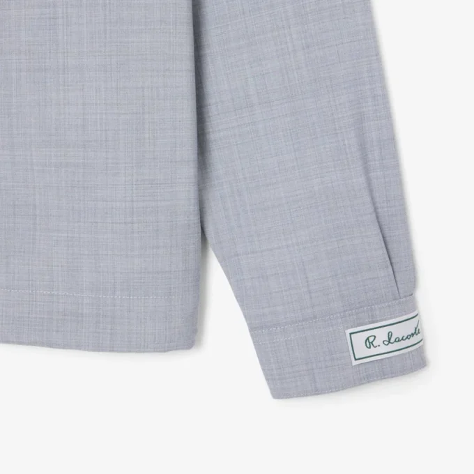 Oversized Wool Blend Overshirt