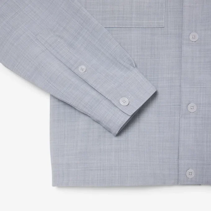 Oversized Wool Blend Overshirt