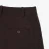 Oversized Wool Blend Pleated Bermuda Shorts