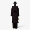 Oversized Wool Blend Trench Coat