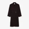 Oversized Wool Blend Trench Coat