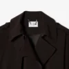 Oversized Wool Blend Trench Coat