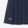 Oxford Cotton Pleated Skirt