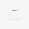 Oxford Cotton Pleated Skirt
