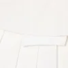 Oxford Cotton Pleated Skirt