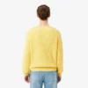 Pearl Rib Knit Badge Accent Sweater