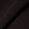 Pearl Rib Knit Badge Accent Sweater