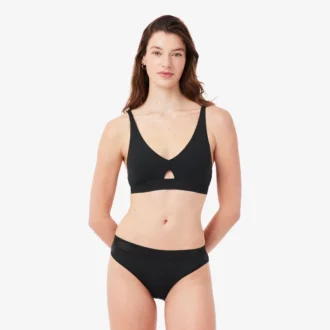 Perforated Band Microfiber Bra