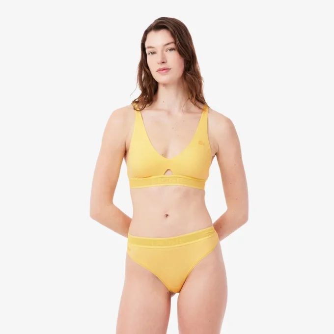 Perforated Band Microfiber Bra