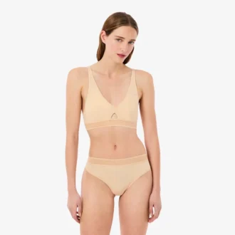 Perforated Band Microfiber Bra