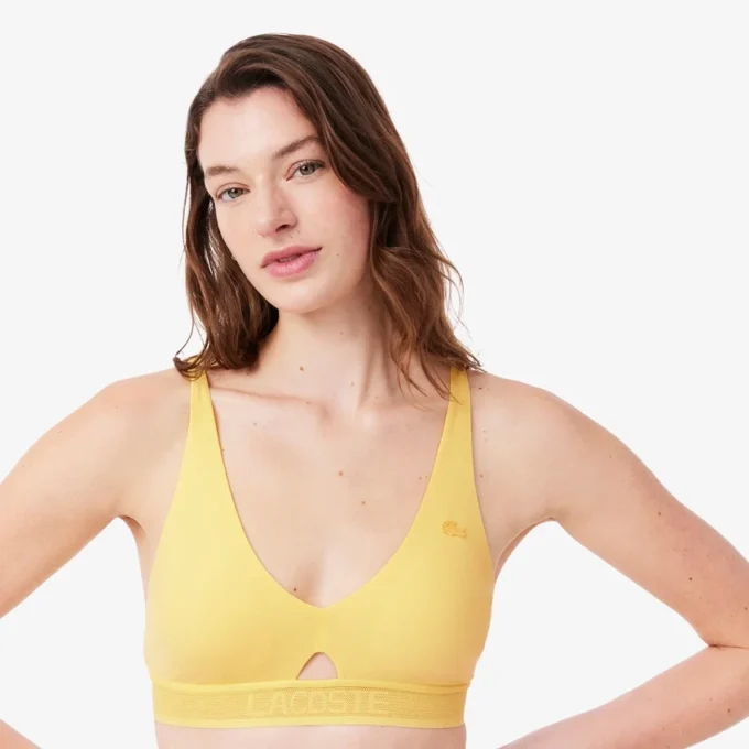 Perforated Band Microfiber Bra