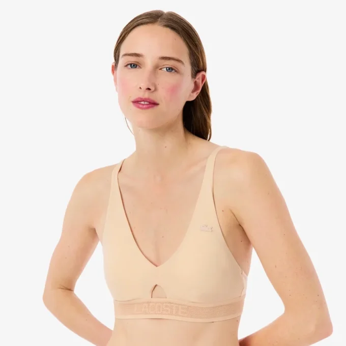 Perforated Band Microfiber Bra
