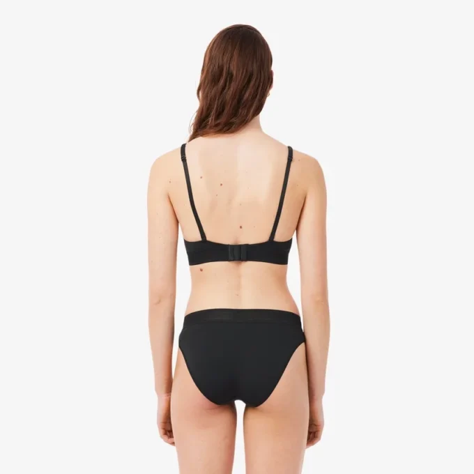 Perforated Band Microfiber Bra