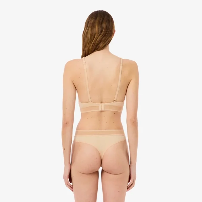 Perforated Band Microfiber Bra