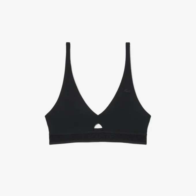 Perforated Band Microfiber Bra