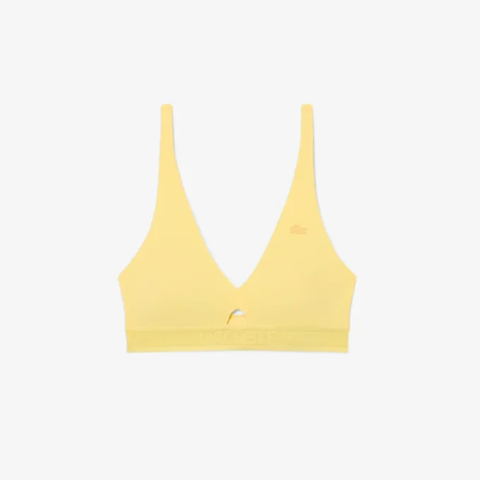Perforated Band Microfiber Bra
